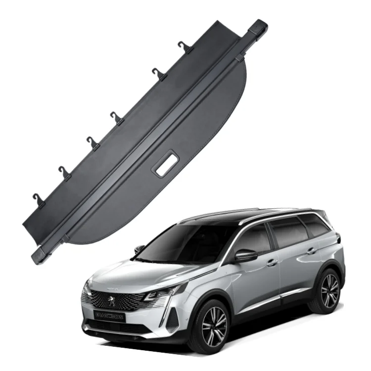 

Hot Sale Car Interior Accessories Retractable Rear Parcel Shelf Cargo Cover for Peugeot 5008 2017 2018 2019 2020 2021 2022