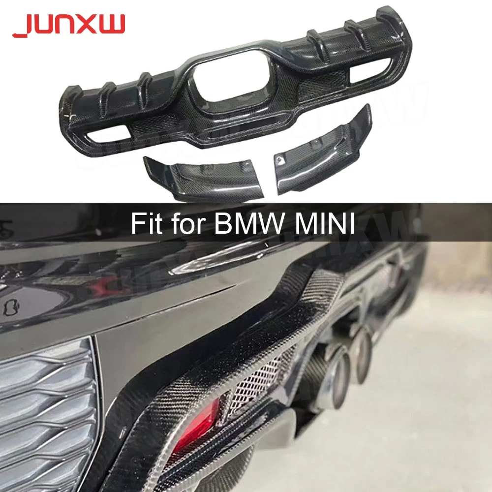 

Rear Bumper Lip Chin Spoiler With Splitters Body kits for BMW MINI R56 2006-2015 Rear Diffuser Bumper Guard Car Accessories