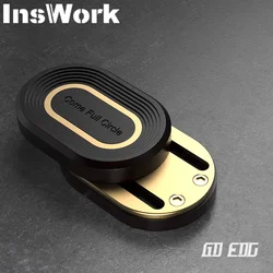 InsWork GDEDC Push Slider EDC Decompression Fingertip Gyro Original Toy