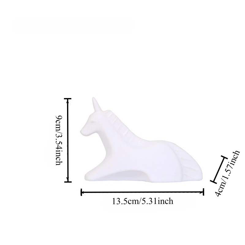 Handmade Innovative Nordic Ceramic Animal Figurines Living Space Decor Creative Fauna Craft Pieces Desk Ornament Collection Gift