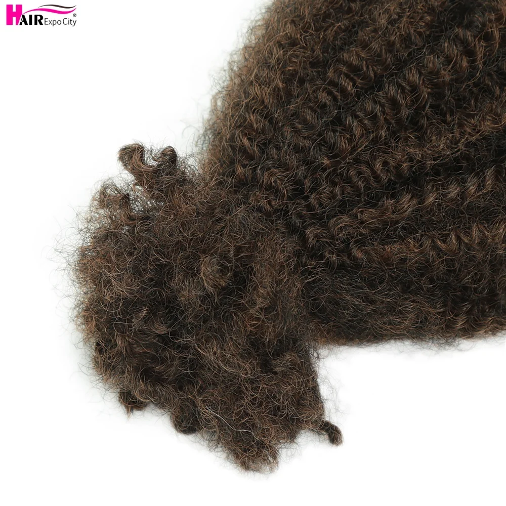 Afro Kinky Curly Bulk Synthetic Braiding Hair 12 inch Protein Fiber Durable Curl Hair Soft Micro Twist Braids Hair  Extensions