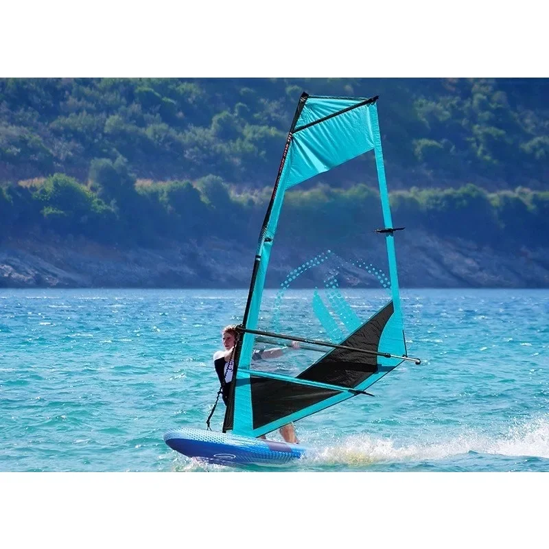 Water surfing windsurfing, stand-up surfing paddle board, base with accessories
