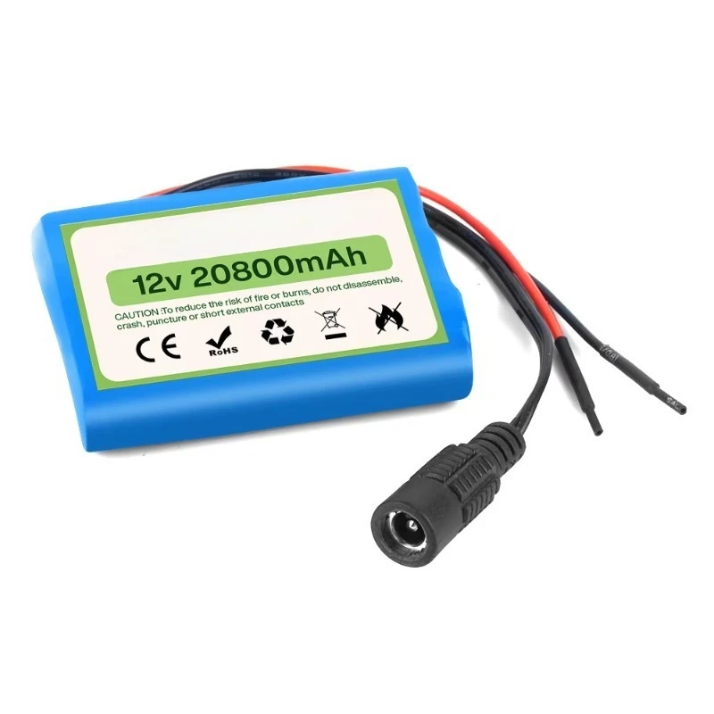 High Performance 12V 20800mAh Rechargeable Lithium Battery Reliable Stable Output Energy Storage Backup Power Source