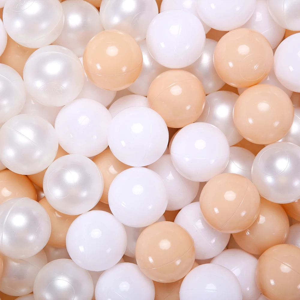 100pcs 2.16 นิ้ว Thicken พลาสติก Crush PROOF Ball PIT Balls Multi-สีสําหรับเด็กศูนย์กิจกรรม Play House ของเล่นตาข่ายกระเป๋า