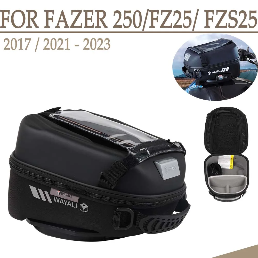 

Мотоциклетная сумка для бака для YAMAHA Fazer FZ25 250 FZS25 FZS 25 2023 2022 2021 2020 2019 2018 2017 багажный рюкзак Tanklock Racing