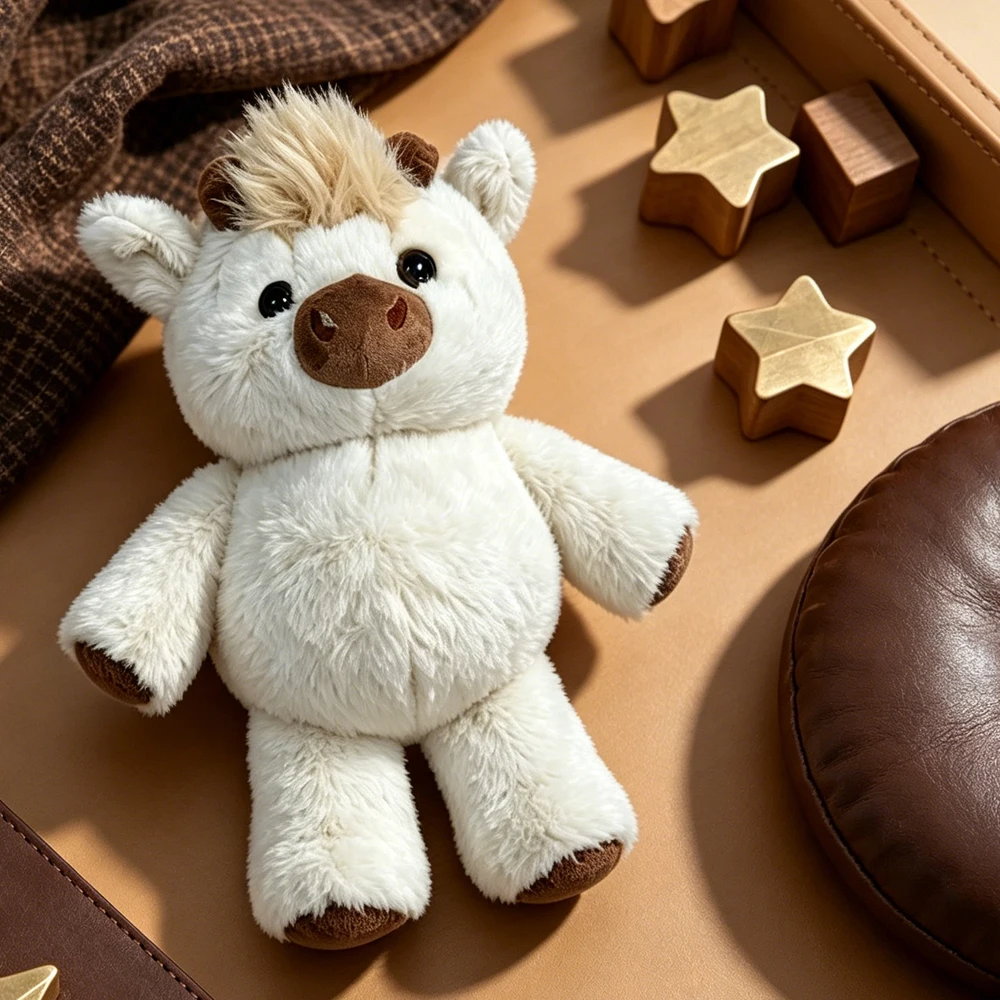 Highland Home Textiles - 45Cm Schattig Highland Cattle Gevuld Kussen