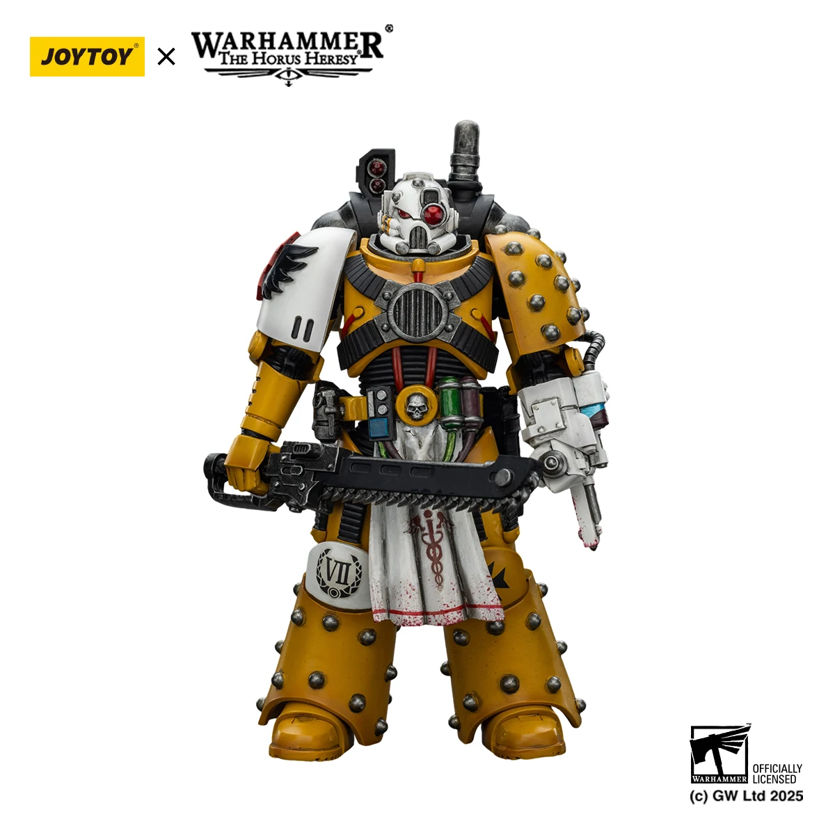 

Фигурка JOYTOY Warhammer 30K 1/18: Аптекарь Легиона Имперских Кулаков, аниме-модель в военном стиле