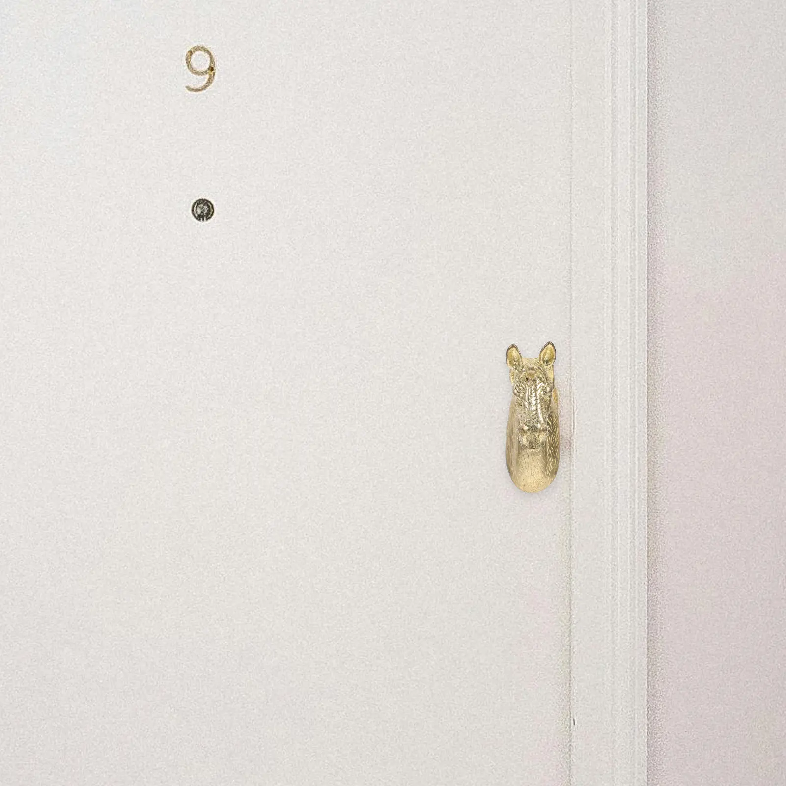 Brass Animal Head Cabinet Handle Vintage Drawer Pull Easy Install Cabinet Door Knob Refined Furniture Handle Drawer Knobs