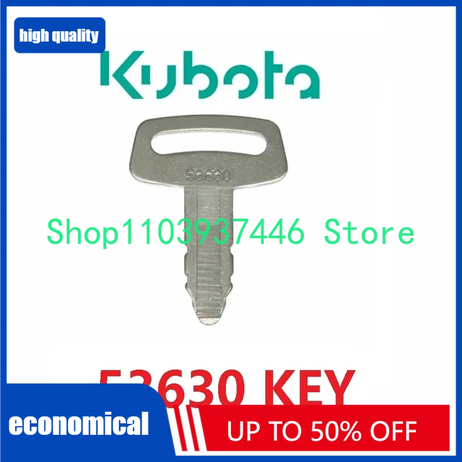 

1PC Keys 53630 Mini Excavator, Loader and Generator Ignition