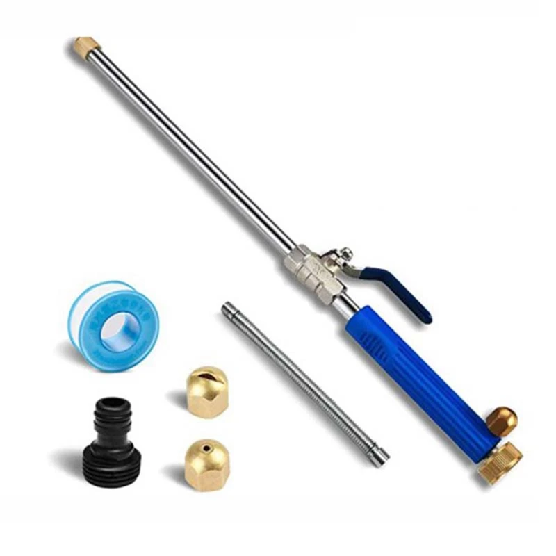 High Pressure Power Washer Wand Metal Watering Sprayer With Universal Hose End For Car Washing Or Garden Cleaning