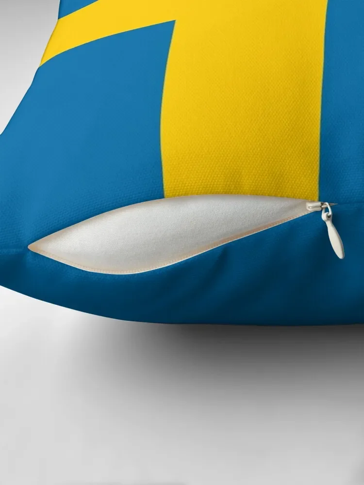 Swedish Flag of Sweden Throw Pillow Pillow Cases Decorative Sitting Cushion Sofa Covers pillow pillowcase