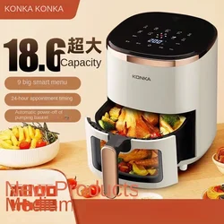 Konka air fryer household large-capacity oil-free smart scheduled scheduled visual fully automatic electric fryer  air fryer