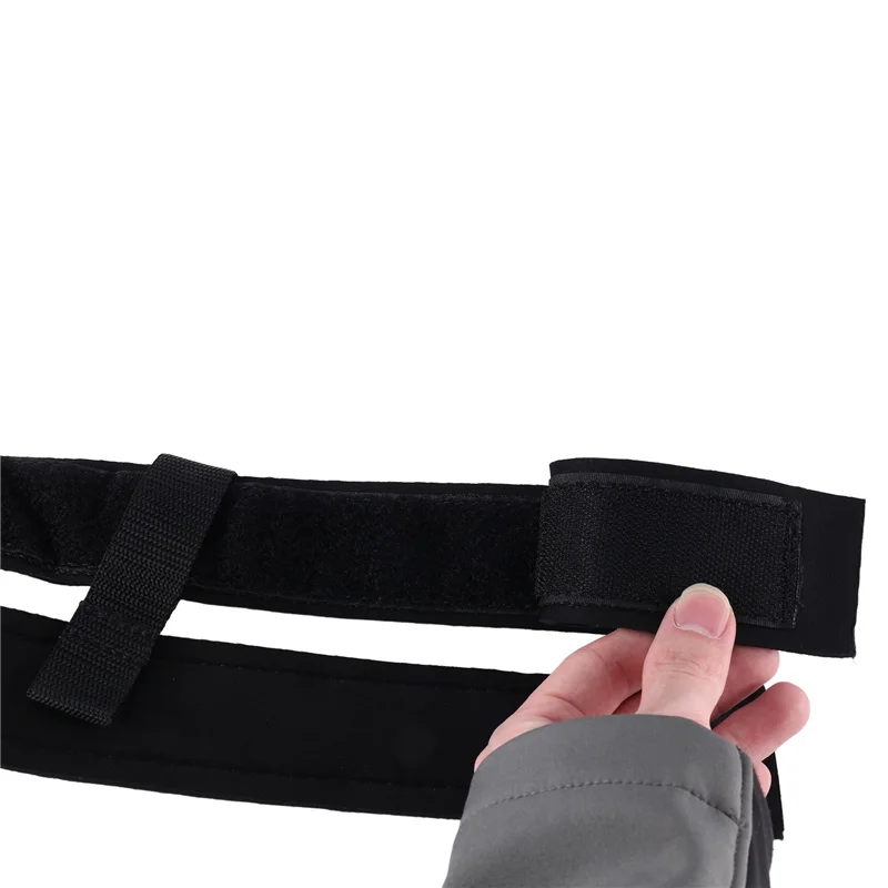 B72A 3X Swimming Strength Training Resistance Belt Swim Training Exerciser Belt With Drag Parachute For Adults Children Black