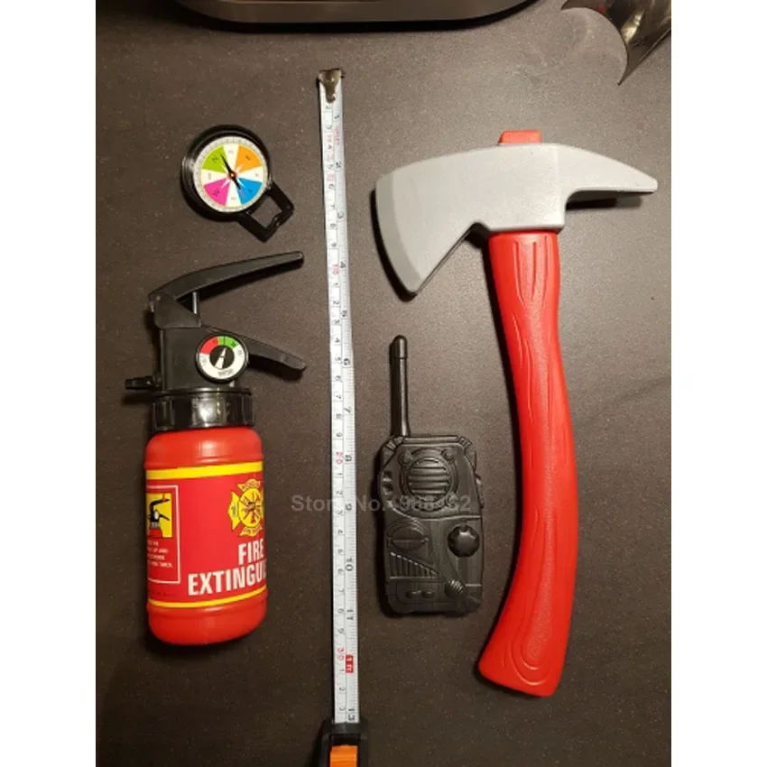 ใหม่สีแดง Fireman Sam นักผจญเพลิงคอสเพลย์เครื่องแต่งกายสําหรับชายหญิงฮาโลวีนวันเกิดคริสต์มาสของขวัญ Fire Dept ชุดเสื้อผ้า