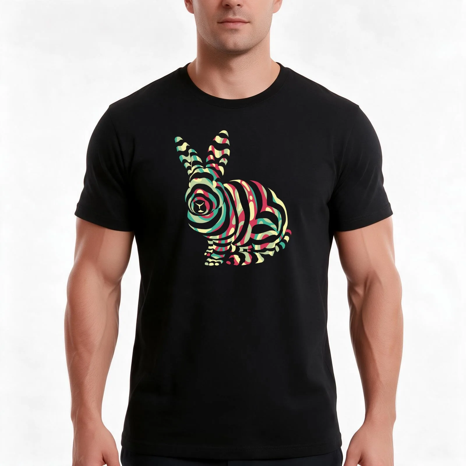 Feed Your Head T-Shirt, Summer Casual Cotton Tee, Oversized Streetwear Tops, Vintage Graphic Print, Loose Fit Short Sleeve