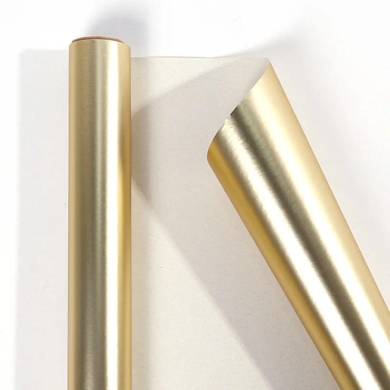 1pc Premium Matte Metallic Gift Wrapping Roll-Solid Color Suitable for Birthday|Easy-to-Use Shiny Wrapping Paper for Occasions