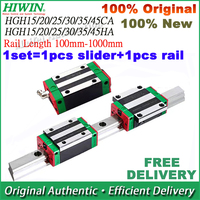 100% Original HIWIN HGH15CA HGH20CA HGH25CA HGH30CA HGH35CA HGH20HA HGH25HA HGH30HA HGH35HA length 200mm 400mm 500mm 600mm 800mm