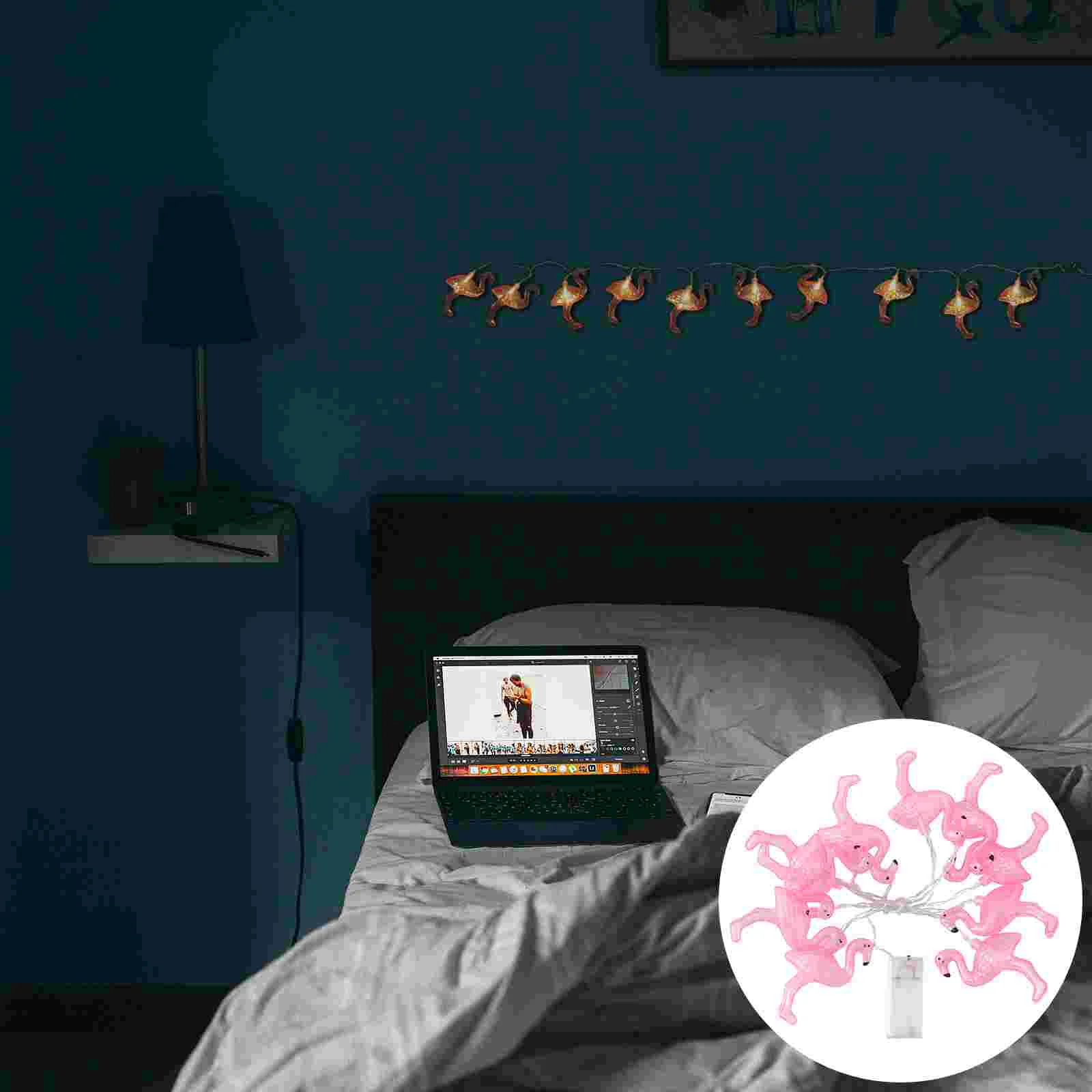 

15m Flamingo String Lights Bulbs for Garden Wedding Party Outdoor and Christmas Decoration (Red) LED String Lights