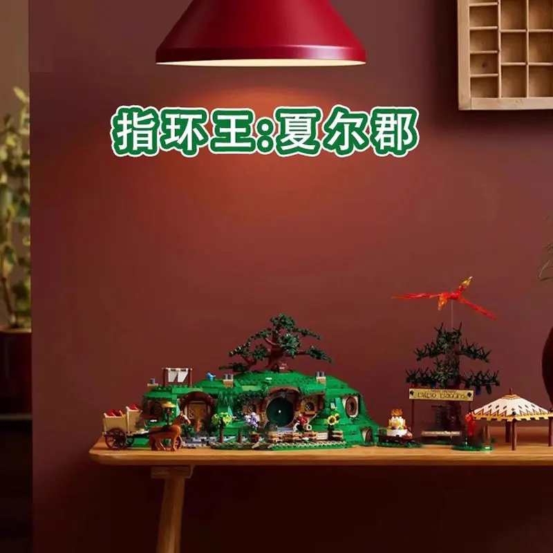 Nieuw product Ring Shire Hobbit Cave Bouwsteen Building DIY Model Kit voor kinderen Jongen Verjaardagscadeau 10354 Speelgoed