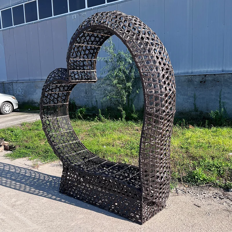 Internet Celebrity Rattan Love Bird's Nest Seat, Hand-woven Outdoor Check-in Photo Photo Love Booth