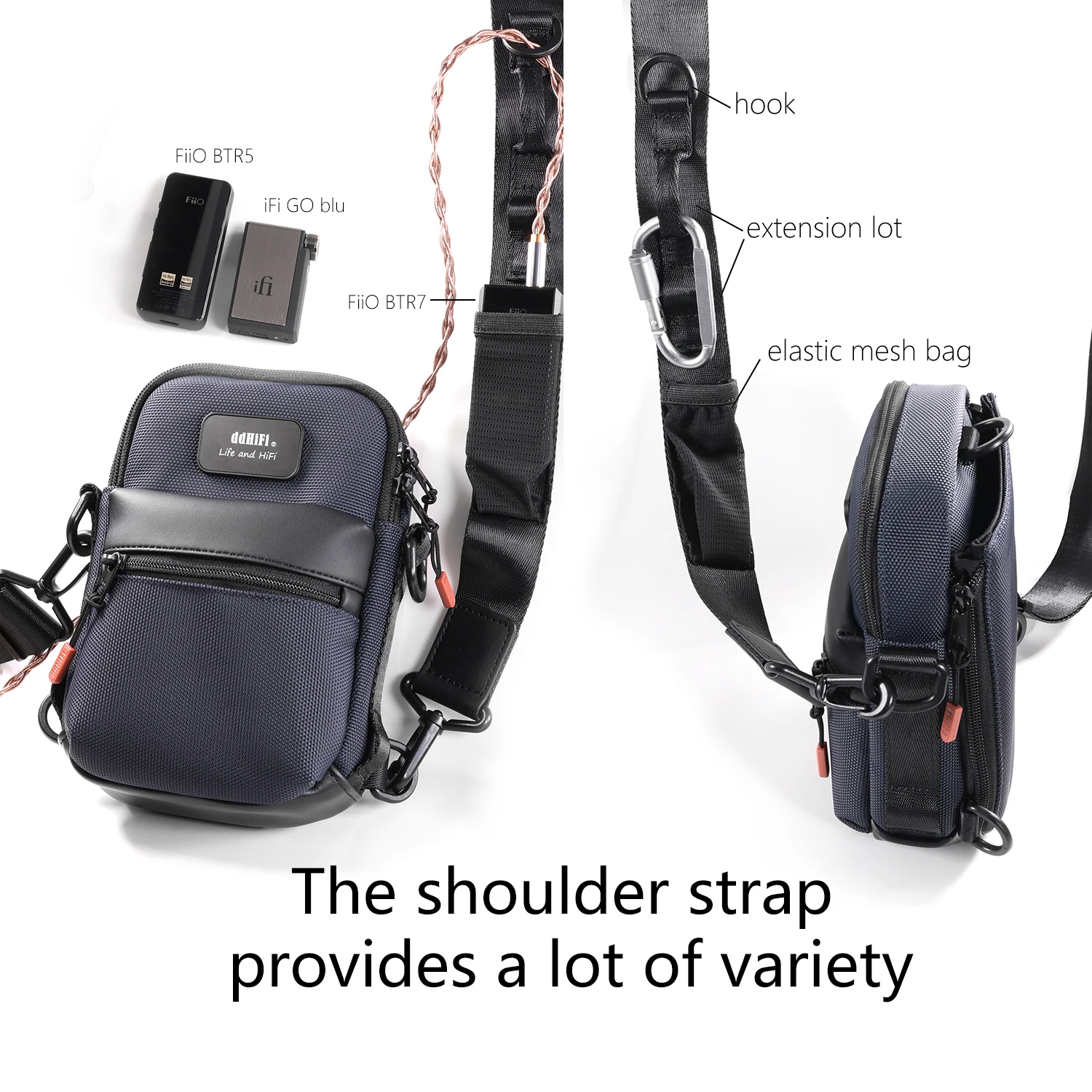 DD ddHiFi C2023 HiFi Carrying Case for Audiophiles Player DAC AMP All-in-one Multifunctional Backpack Earphone Bag