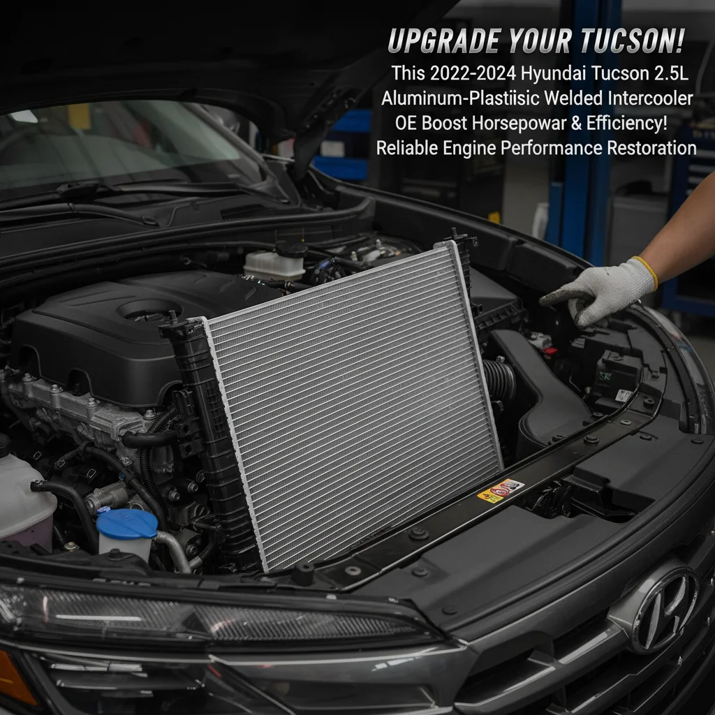 

Интеркулер для Hyundai Tucson L4 2.5L 2022-2024, система охлаждения турбонагнетателя, прямая замена 25310N9700