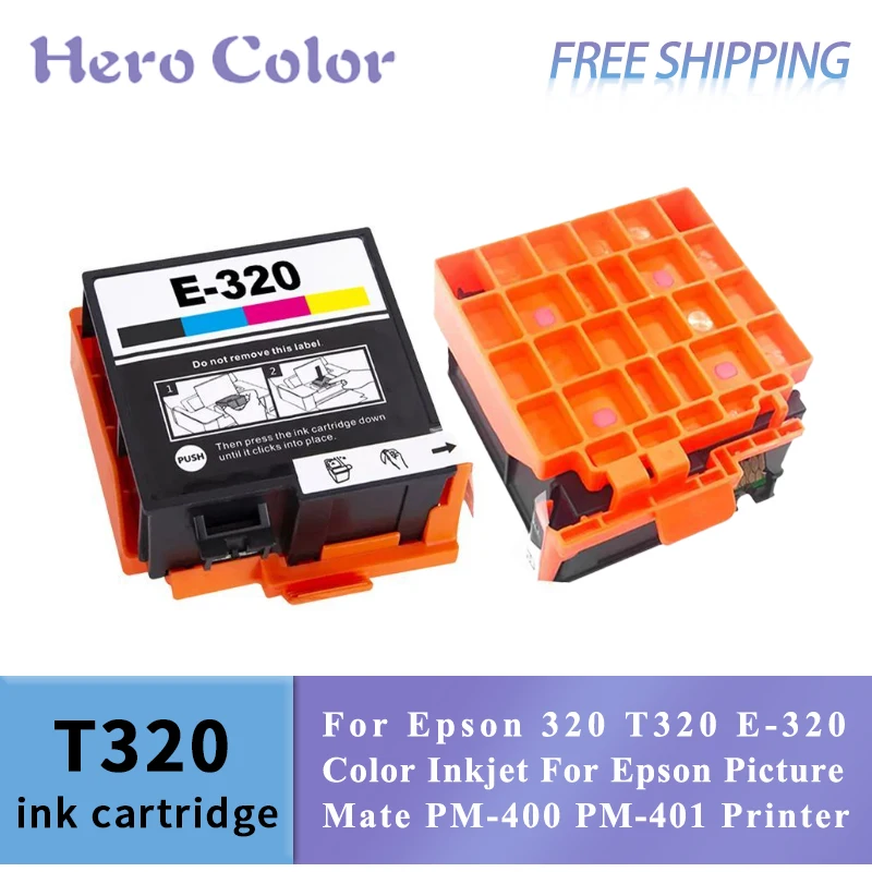 

Совместимый картридж для цветной струйной печати Epson 320 T320 E-320 для принтера Epson PictureMate PM-400 PM-401