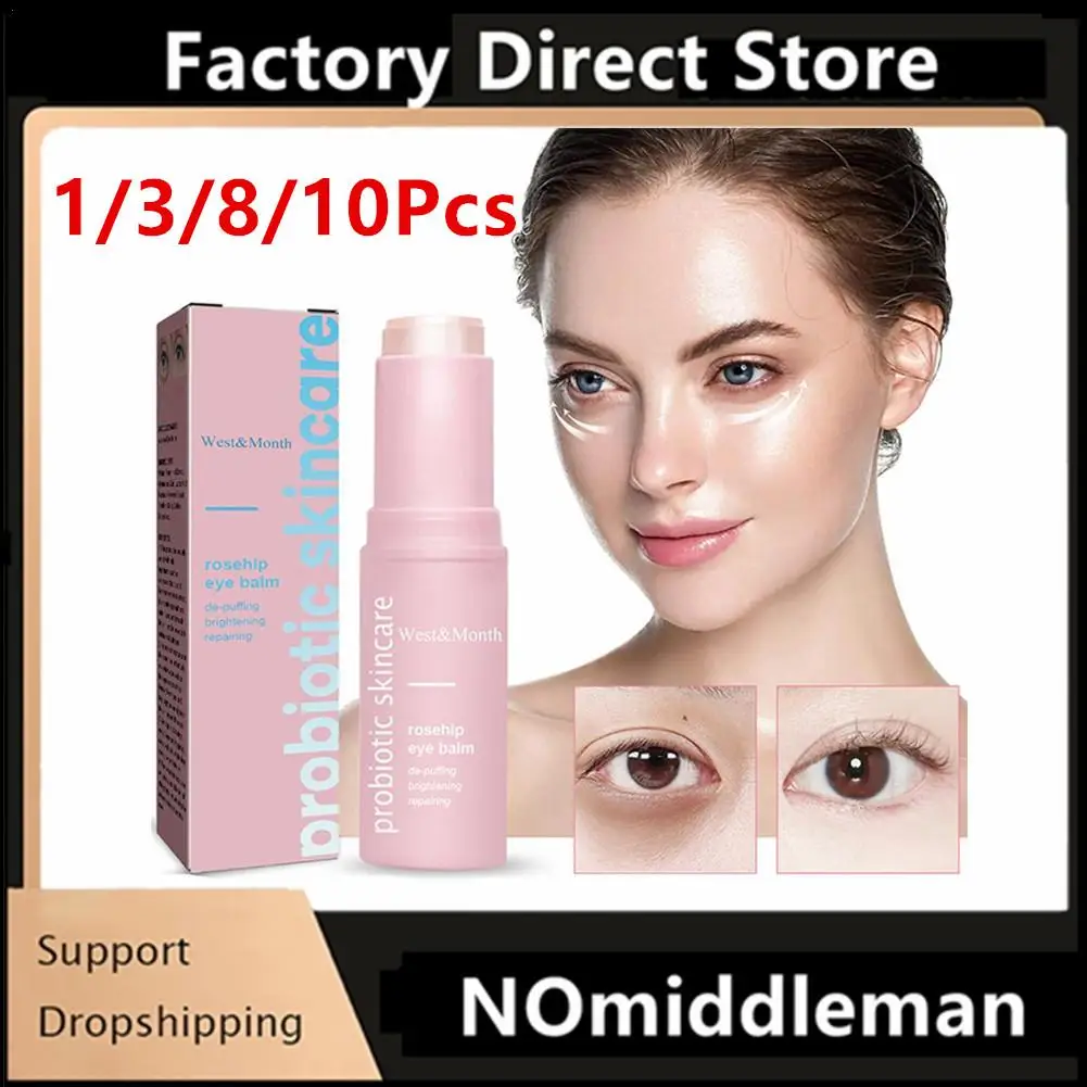 

1/3/8/10Pcs Hyaluronic Acid Eye Cream Stick Moisturizing Anti-aging Firming Eye Eye Dark Firming Circles Moisturizing Remove Bag