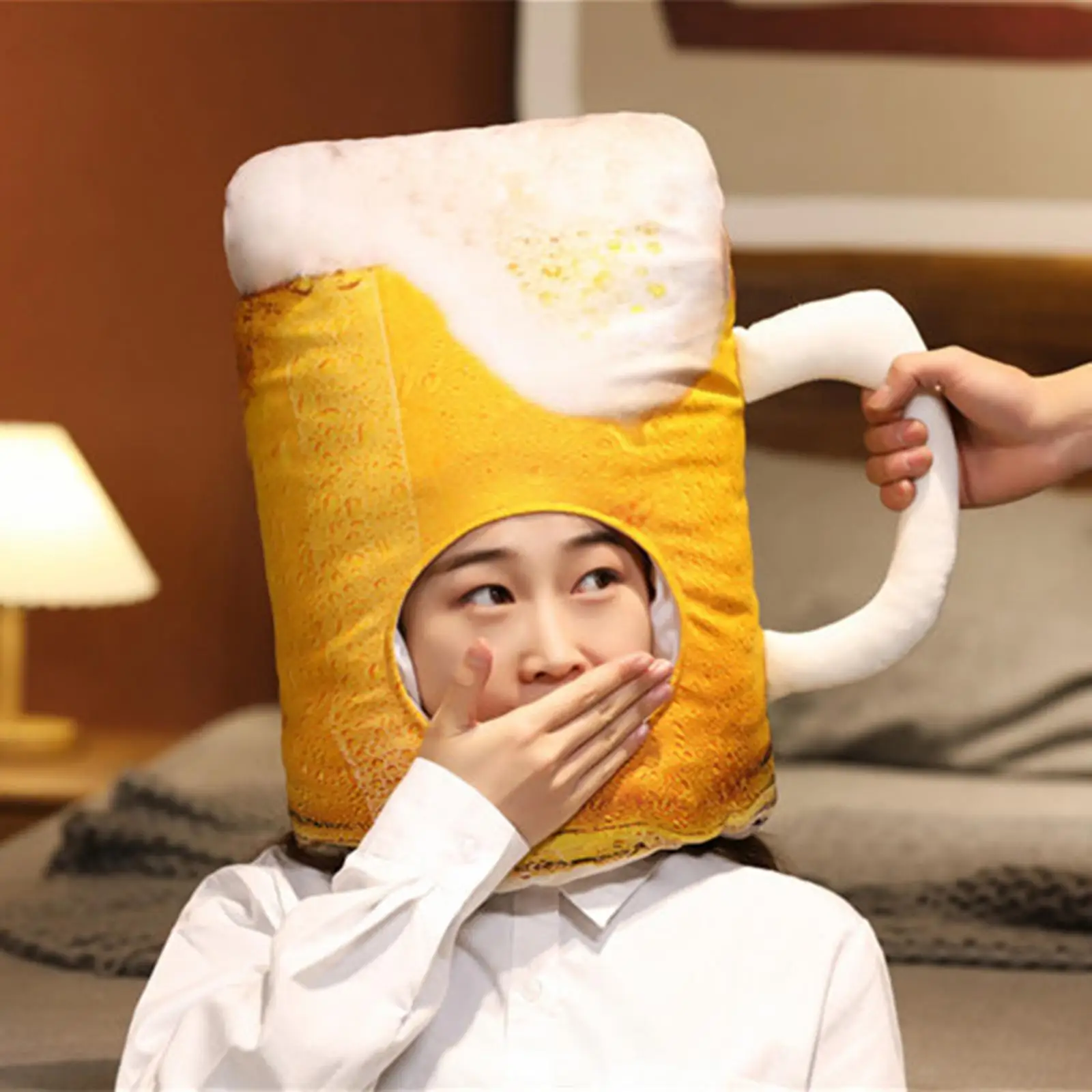 Funny Cartoon Hat Photography Prop Warm Headgear Sleeping Toy Cosplay Celebrations