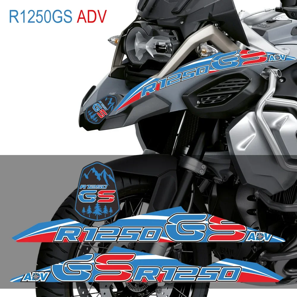 

1250 GSA Stickers Fender Front Beak Fairing Extension Wheel Extender Motorcycle Decal For BMW R1250GS R GS ADV Adventure