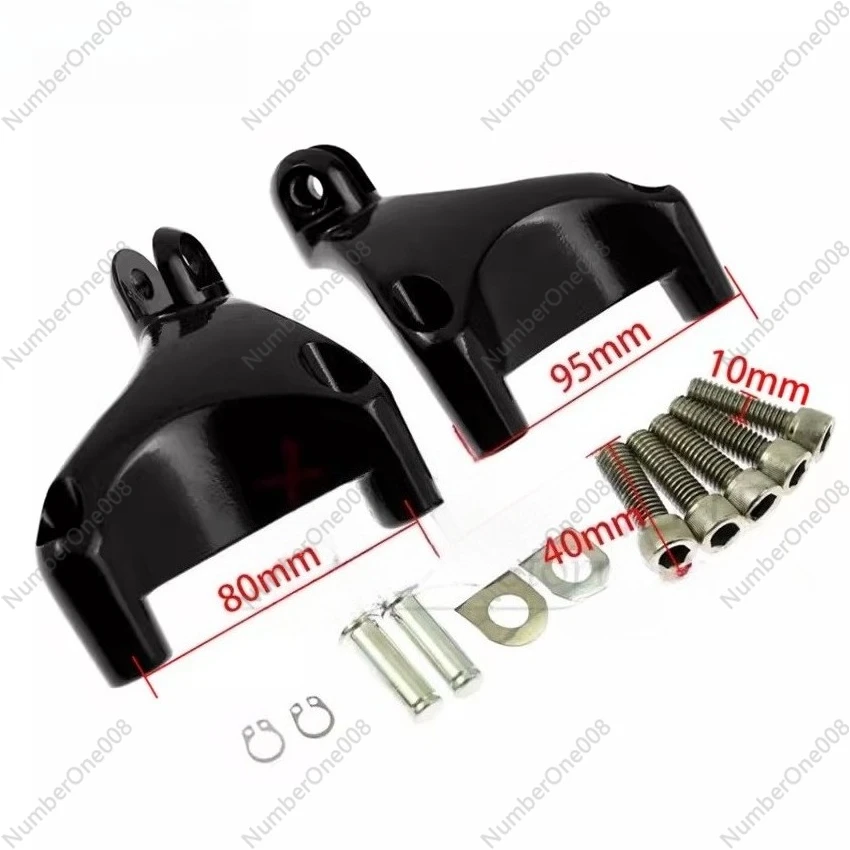 

Motorcycle Black Passenger Rear Foot Pegs Footpegs Mount For 1200 Xl 883 Sportster 2000-2013-AD39