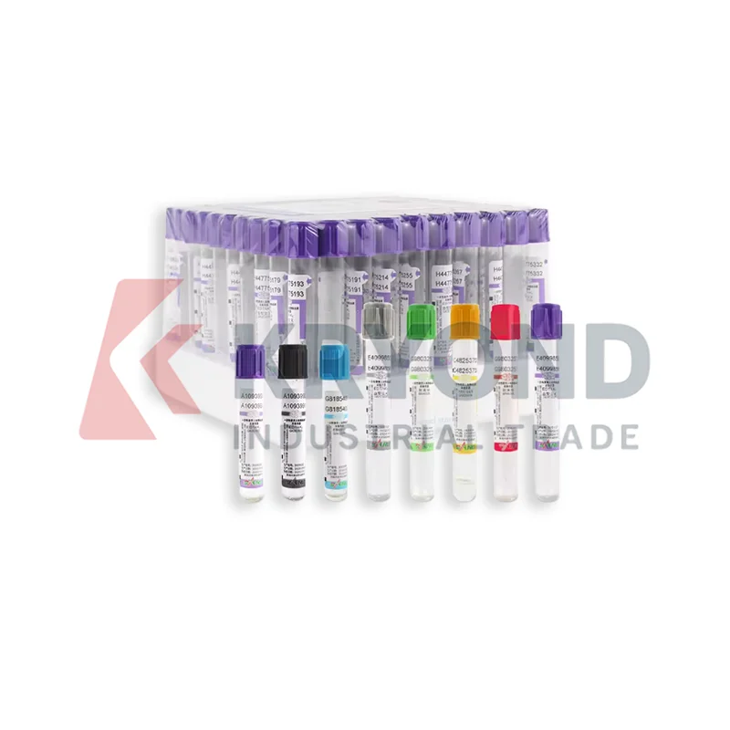 EDTA K2 Blood Collection Tube Vacuum 2ml 3ml 5ml 10ml Purple Cap Laboratory Storage 100pcs Research Consumable Sample Handling