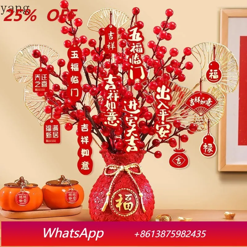 

LH housewarming decorations, new home decoration, living room fortune fruit bucket ornament