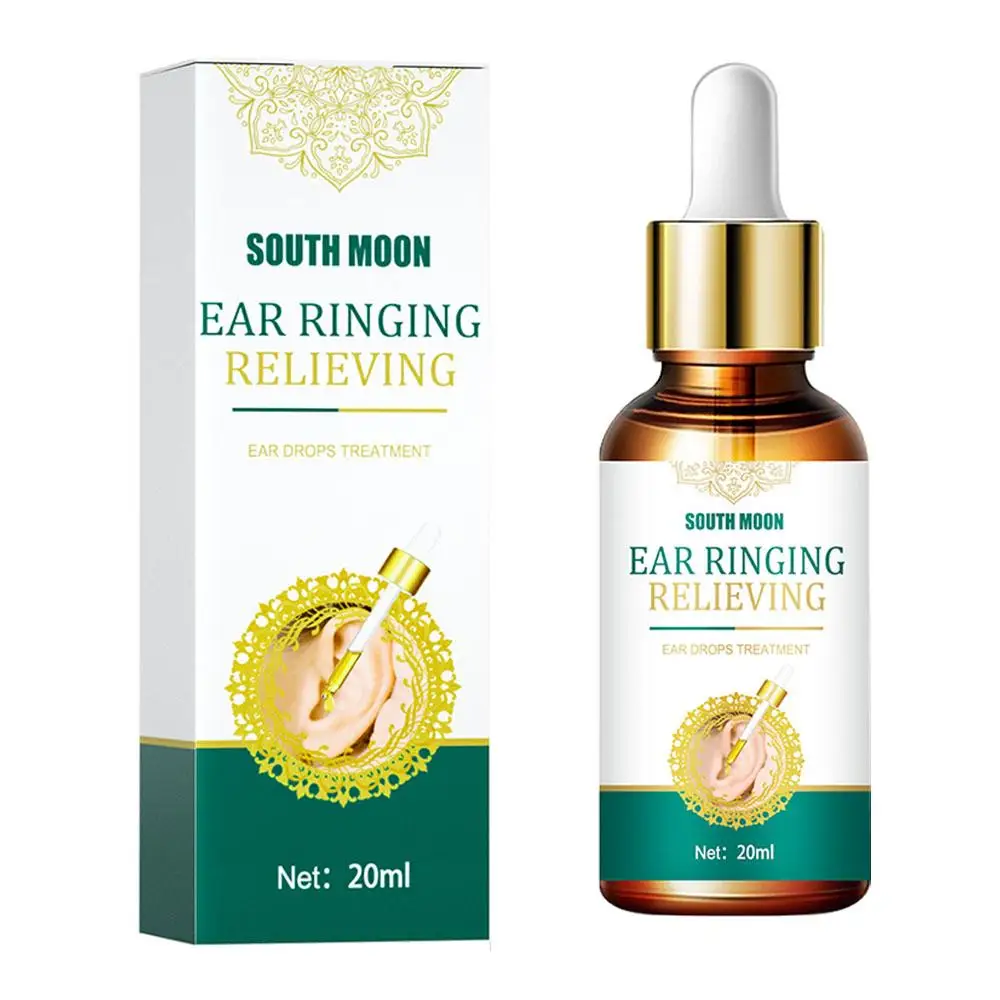 Ear Ringing Aliviando Gotas, Tratamento da dor de ouvido, Zumbido duro, Dor auditiva, Saúde do ouvido, Enxaqueca, Cuidados com o corpo, 20ml