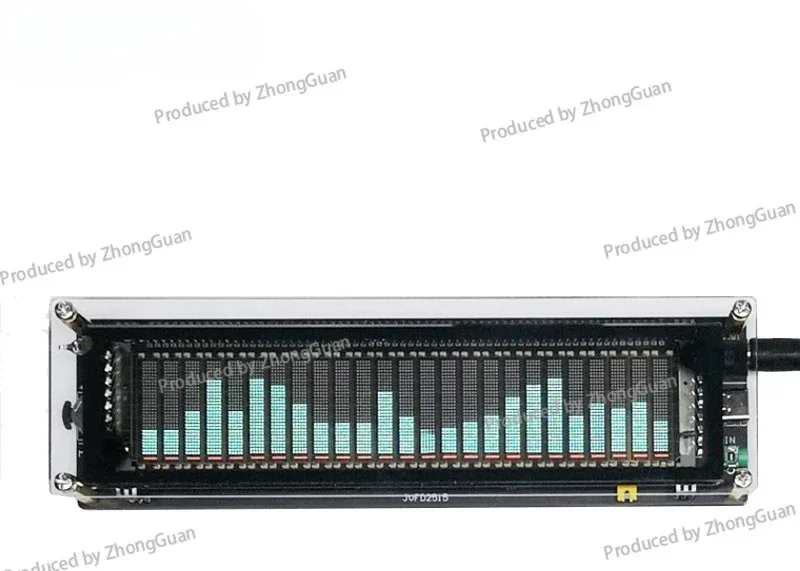 VFD2515 Music Spectrum Display 5-12v Input with Voice-activated Pickup Car E Family Original English Menu