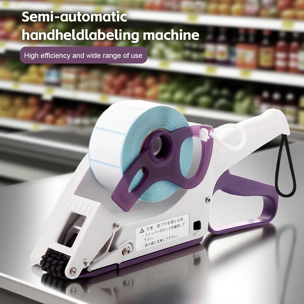 

Ручная этикетировочная машина Быстрая ручная этикетировочная машина Медная пластина Термальная самоклеящаяся этикетка Марка маркировки