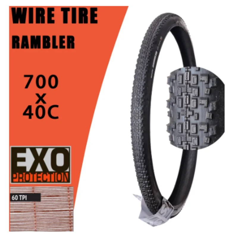 MAXXIS drut RAMBLER 700x4 0C/45C 650x47B żwir/przygoda żwir i brud wyścigi drogowe opona roweru MAXXIS drut RAMBLER 700x40