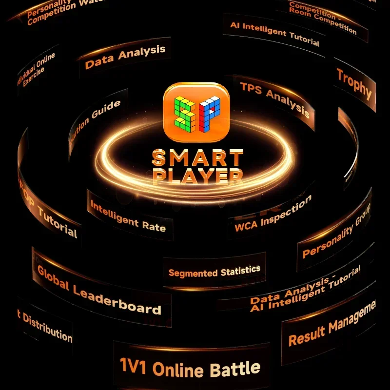 [CubeFun]Qiyi Smart Cube 3x3 AI Magnetic UV Magic Cube 3x3x3 Magnets Smart Speed Puzzle Sticker Black Packing Cubes Kids Toys