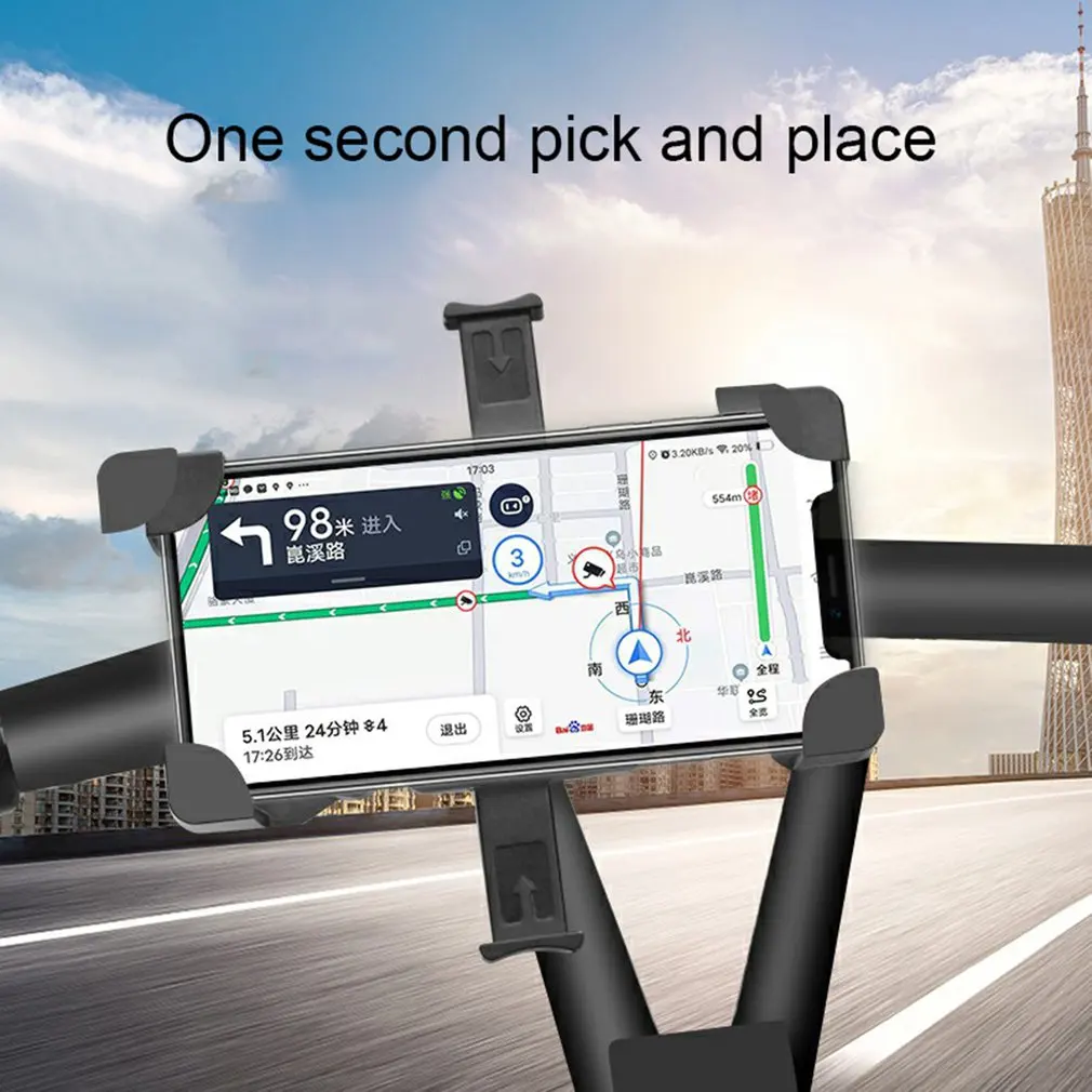 Bike Phone Holder Universal Motorcycle Bicycle Phone Holder Handlebar Stand Mount Bracket Mount Phone Holder For  Samsung