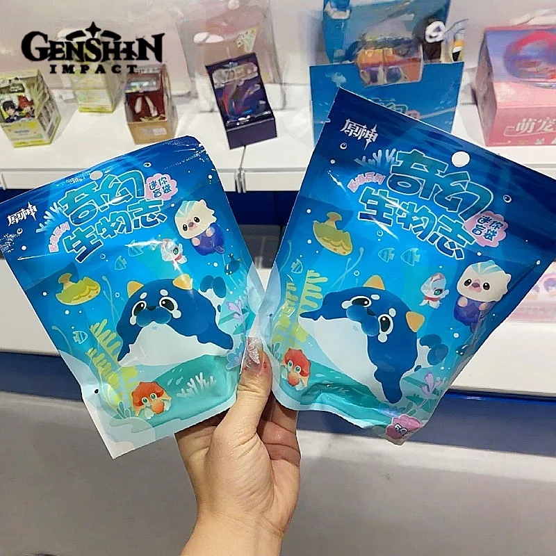 

Mihoyo Genshin Impact Fontain Series Mini Blind Bag Fantasy Creature Cute Figurine Collectible Toy for Kids Birthday Gift