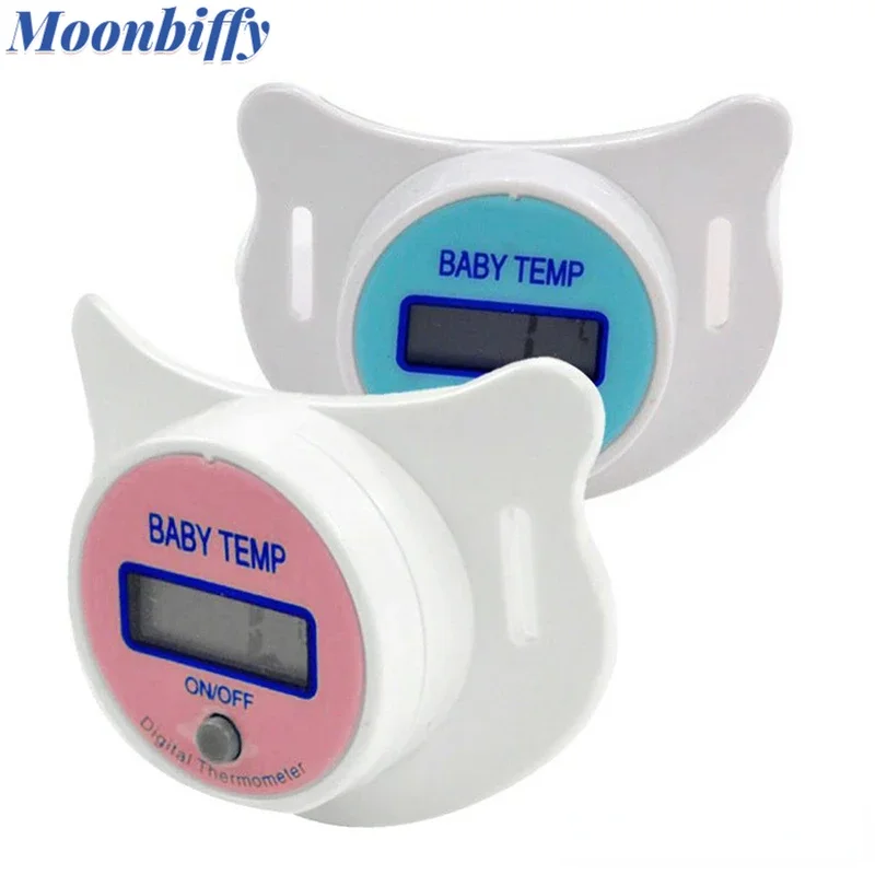 Baby Pacifier Thermometer Infant Electronic Thermometers Children Baby Silicone Fever Temperature Bar Baby Care Things