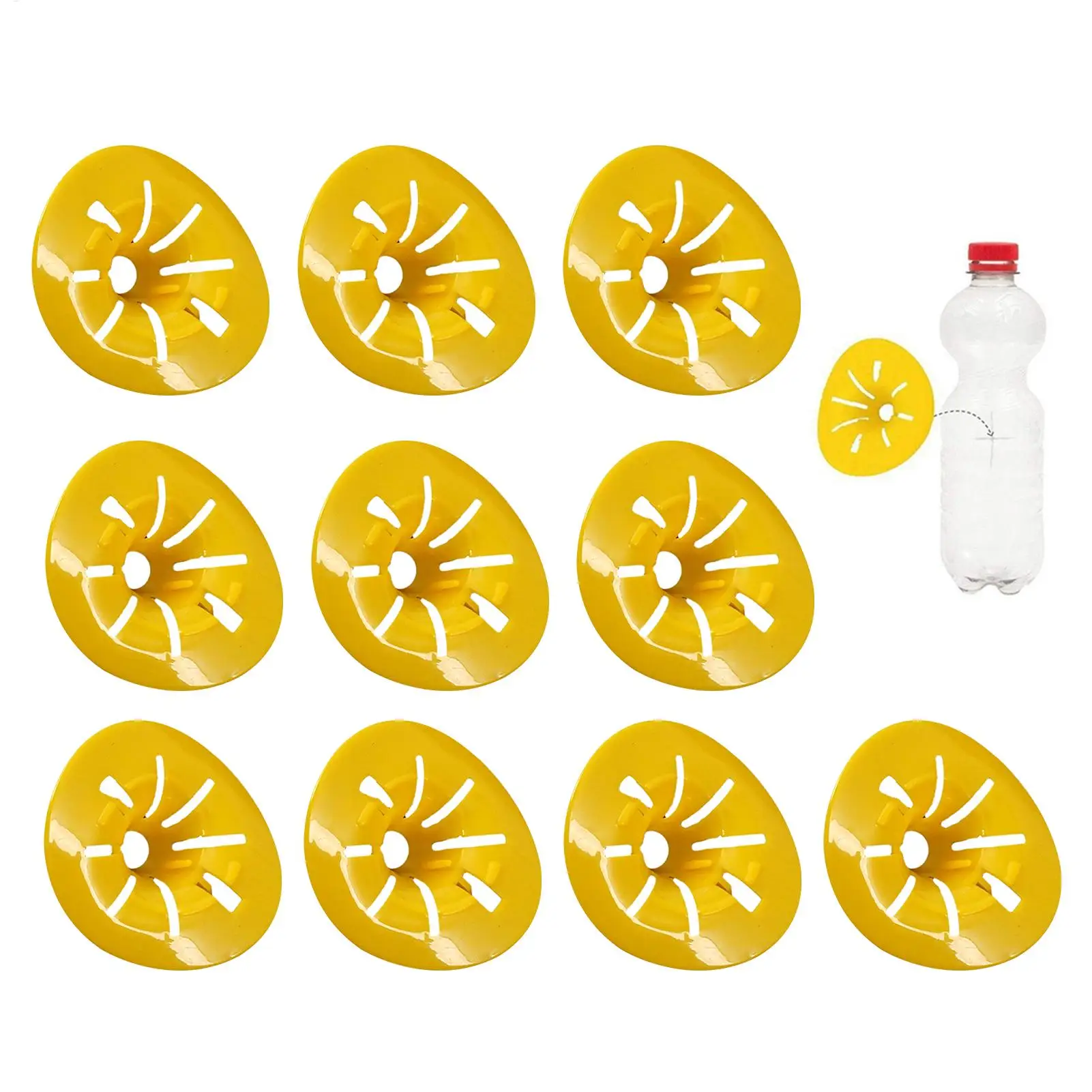 10Pcs Flower-Shaped Wasp Traps Reusable Hornet Bee Catcher Fly Trap Insect Catcher P est Control For Garden Indoor Outdoor Yard