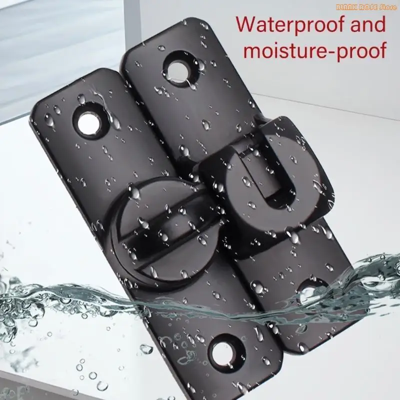 K1AE Portable Home Safe Door Lock Latches Without Drilling Designs for Most Door