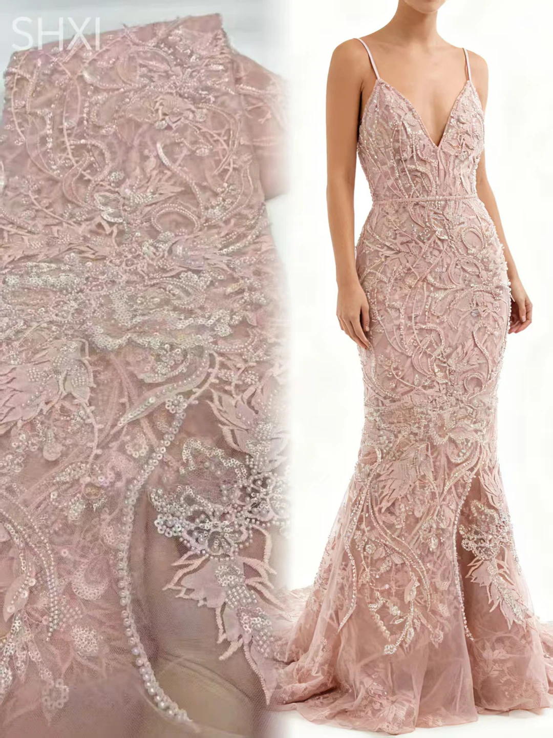 

Красивые высококачественные блестки, французская сетчатая пряжа с вышивкой бисером, кружево из африканской нигерийской ткани из бисера, для вечерних свадебных платьев