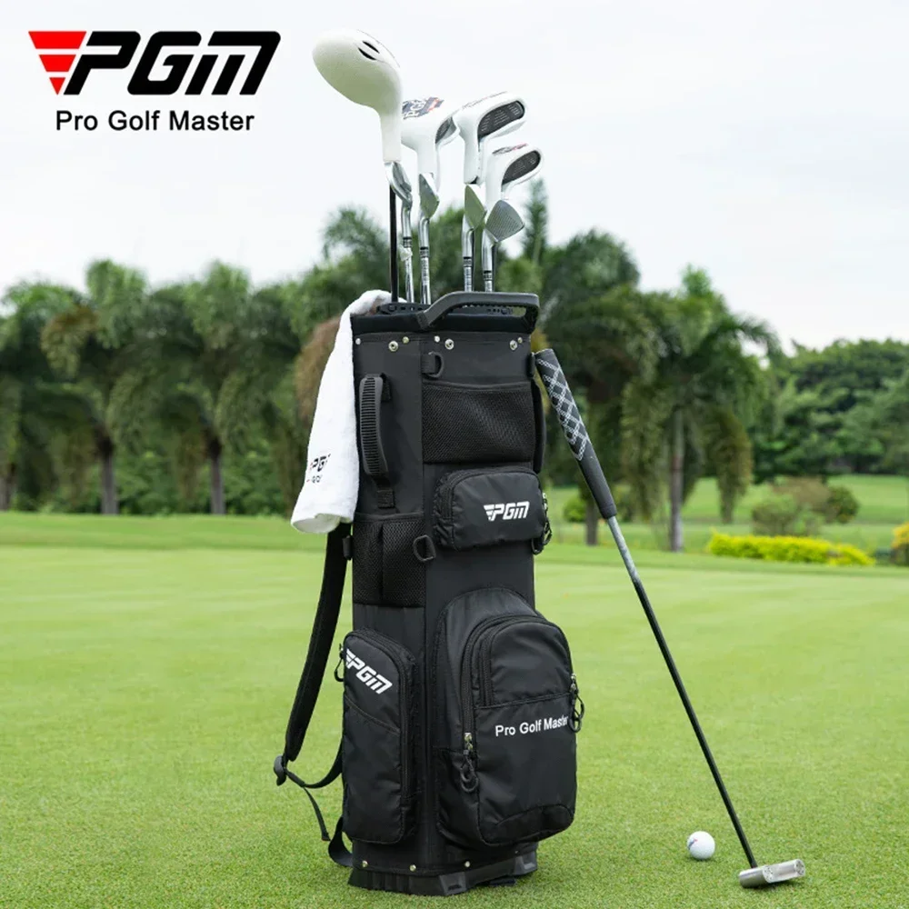 PGM Golf Bags Backpack Design Clubs Bag 2kg Ultra Lightweight Portable Fixed Insert Waterproof Accessories QB144