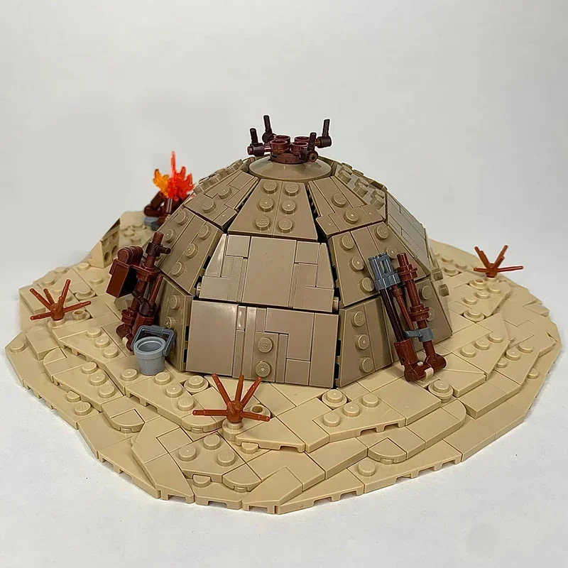 Technology Modular Blocks Popular Star Movie Model Raider Village Camp Gift Christmas Toys Moc Building Bricks DIY Sets Assembly