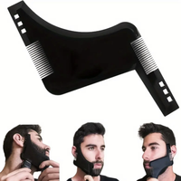 Beard template shaper beard modeling mold sideburns beard trimming contour tool men's care comb