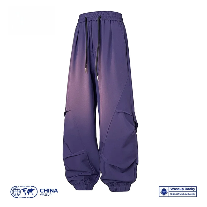 

Wassup мужские повседневные свободные длинные брюки Qui Dry Function Спецодежда Прямые брюки Весна Осень Зима Спорт Допан для отдыха