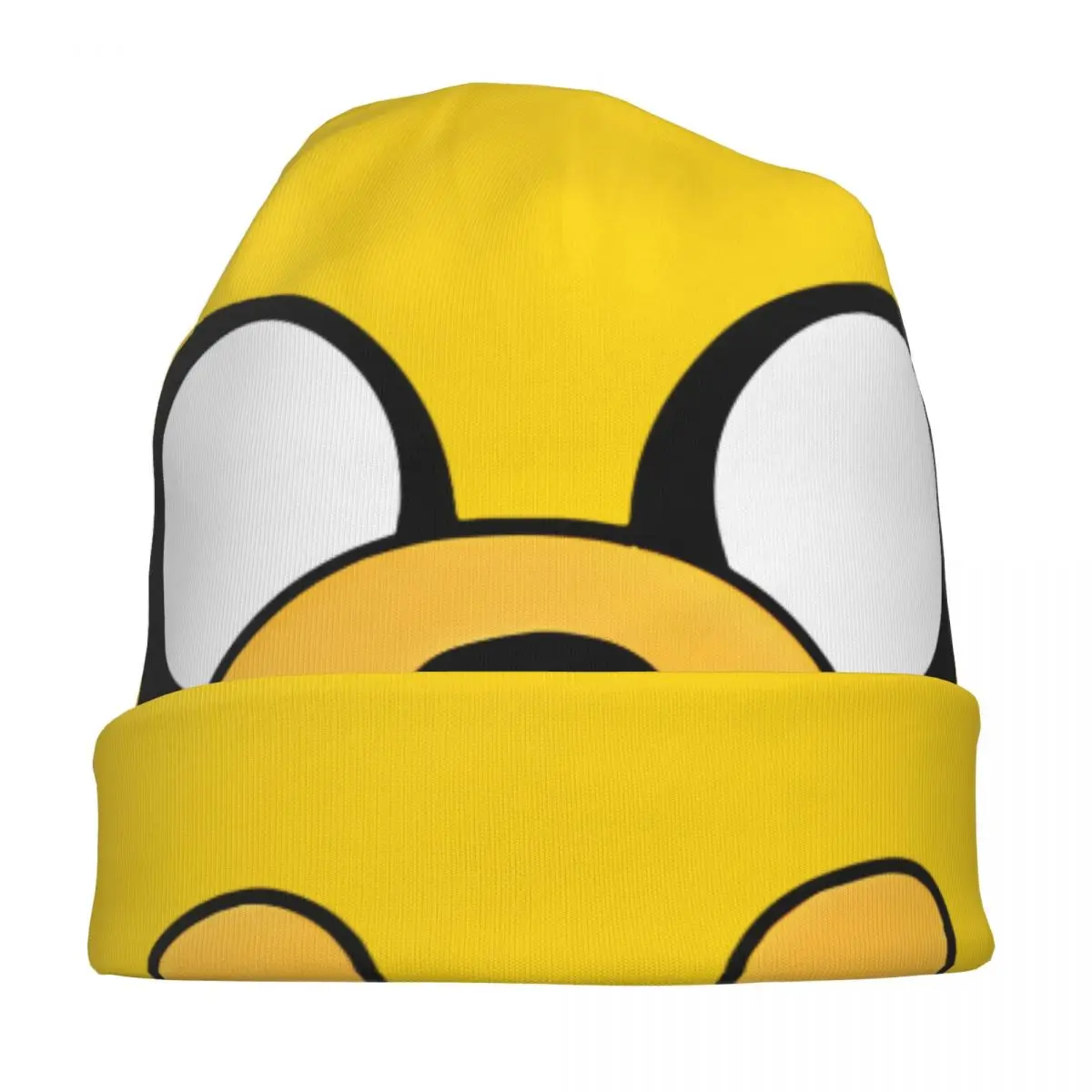 Jake The Dog Skullies Beanies Hat Adventured Times Hip Hop Men Women Outdoor Cap Warm Head Wrap Bonnet