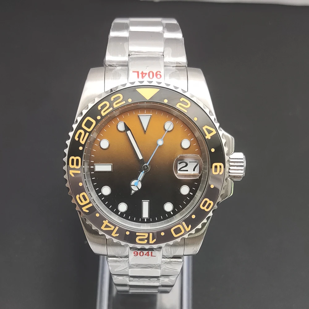 

NH35 Automatic Watch 40MM Luxury Sapphire Crystal Luminous Water-Resistant Mechanical Men's Watch with Oyster Bracelet